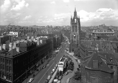View Along St Nicholas Street Towards the Cathedral, Newcastle upon Tyne, October 1956 by Unbekannt Unbekannt